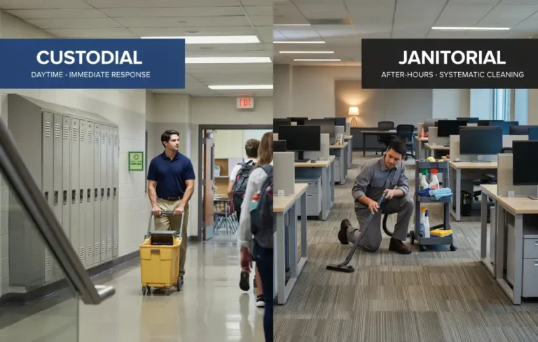 Custodial Service vs Janitorial Service